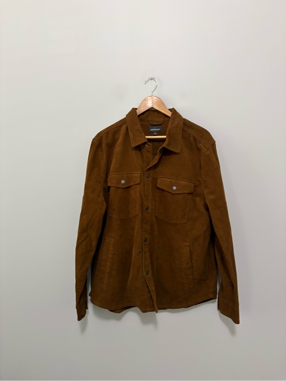 Jeremiah American Legacy Outdoor Casual Brown Corduroy Overshirt Jacket